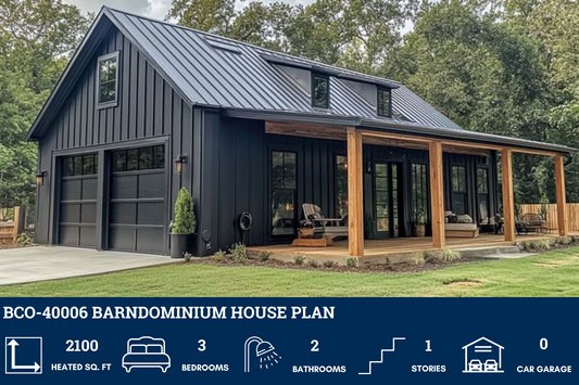 BCO-40006 Barndominium House Plan