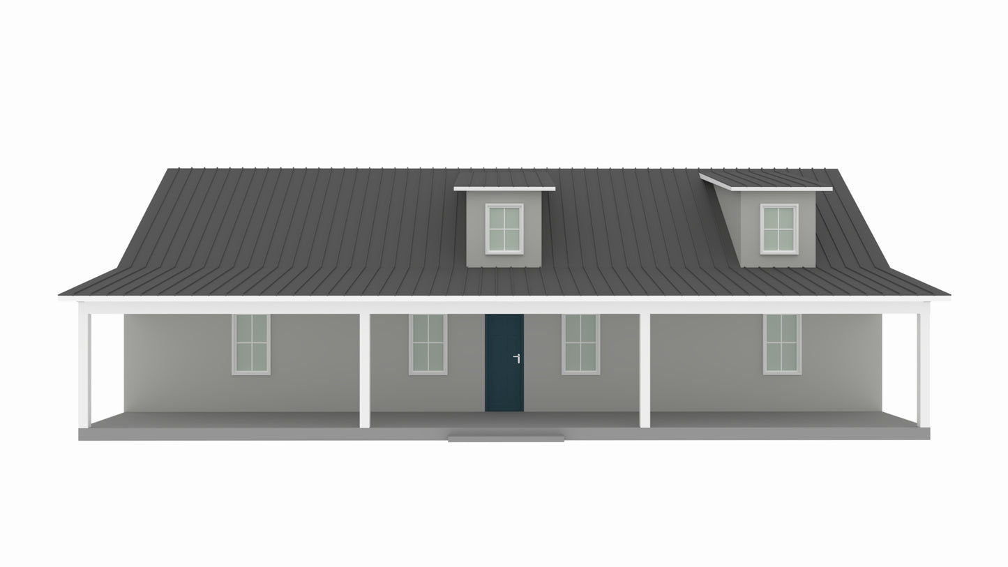 BCO-40006 Flora Barndominium House Plan