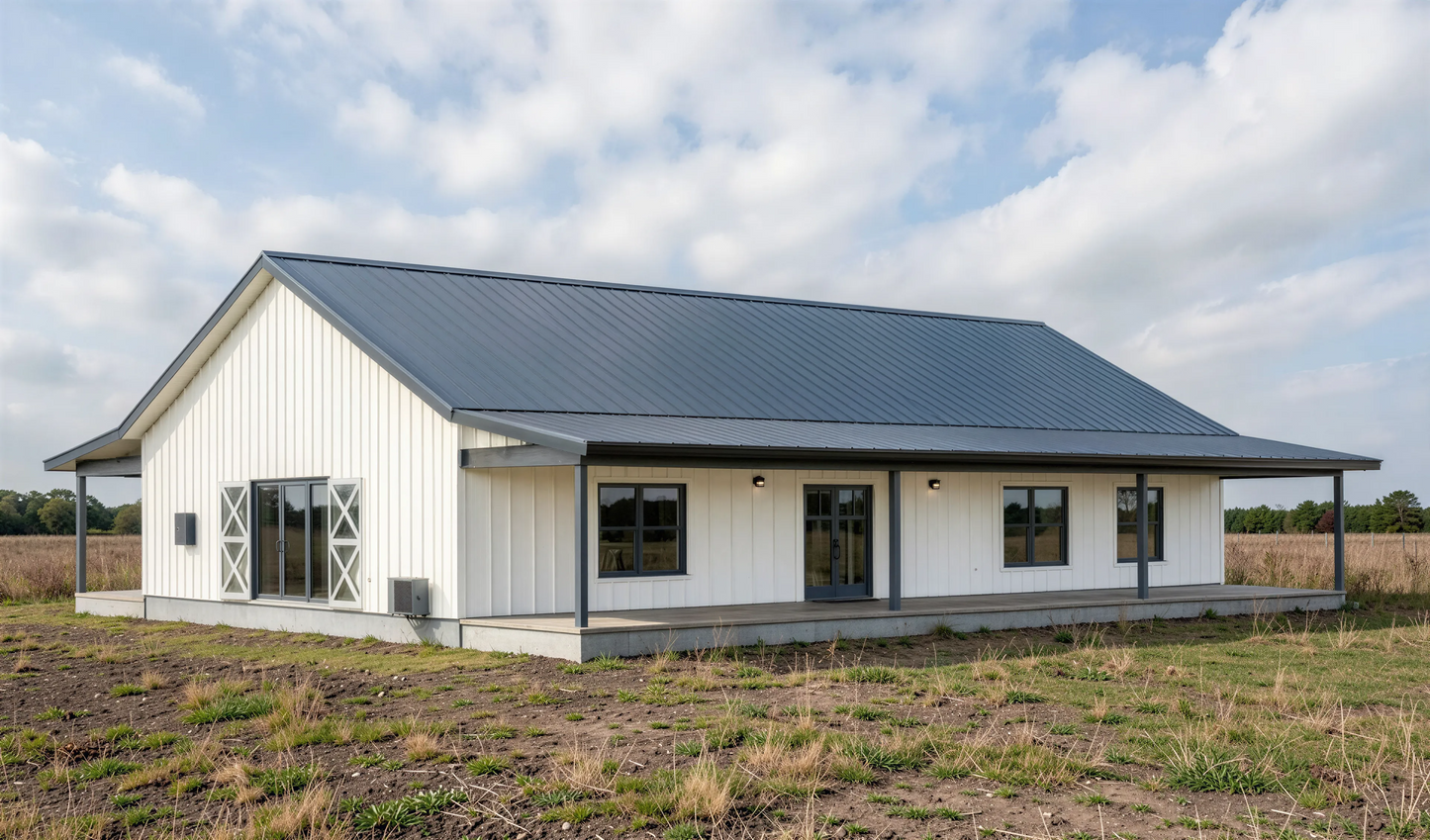 BCO-40007-K Kenneth Barndominium House Plan