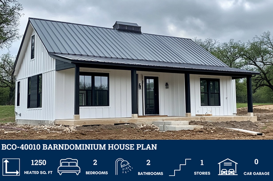 BCO-40010 Barndominium House Plan
