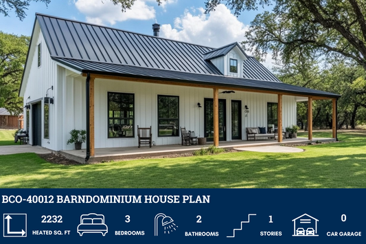 BCO-40012 Barndominium House Plan