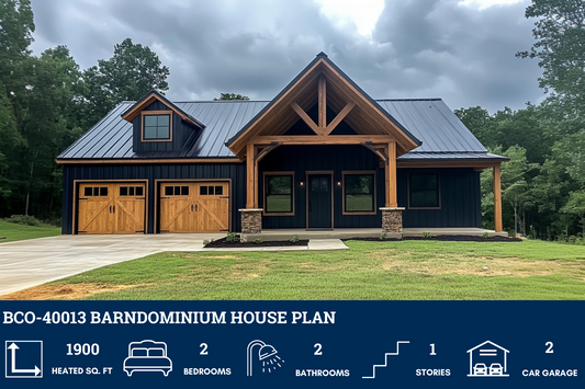 BCO-40013 Barndominium House Plan