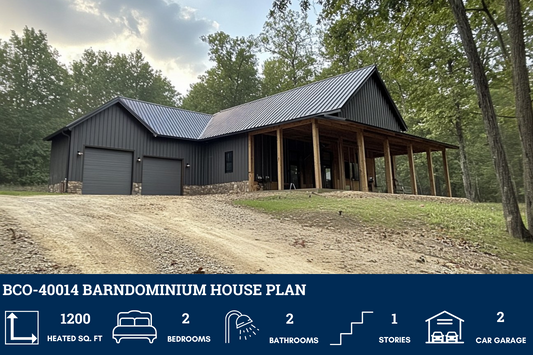 BCO-40014 Barndominium House Plan