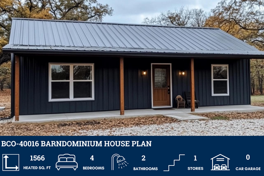 BCO-40016 Barndominium House Plan