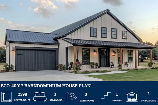 BCO-40017 Barndominium House Plan