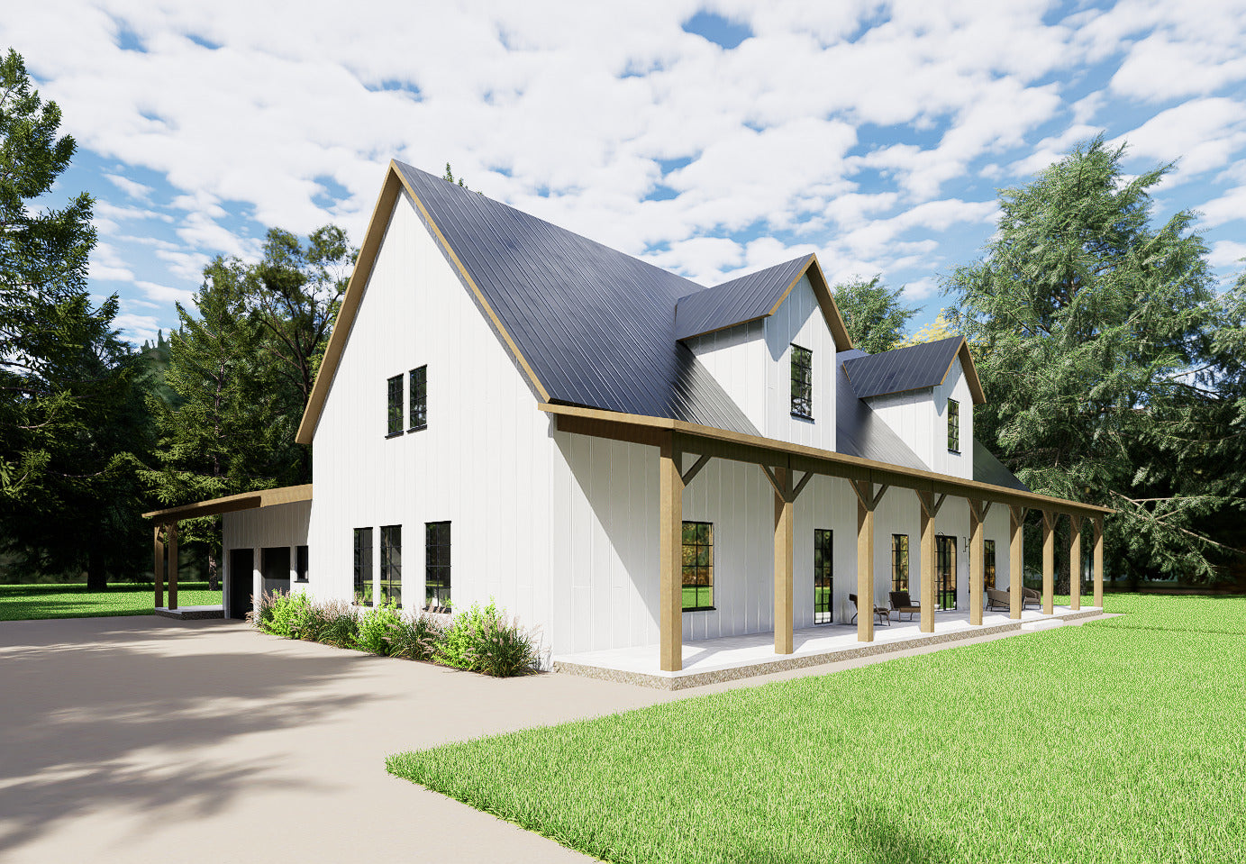 BCO-40020-M Marvin Barndominium House Plan