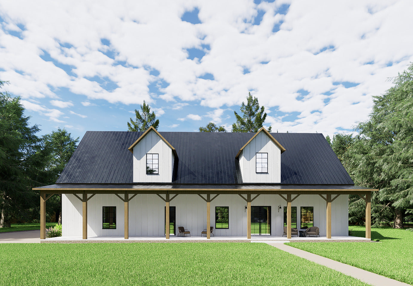BCO-40020-M Marvin Barndominium House Plan