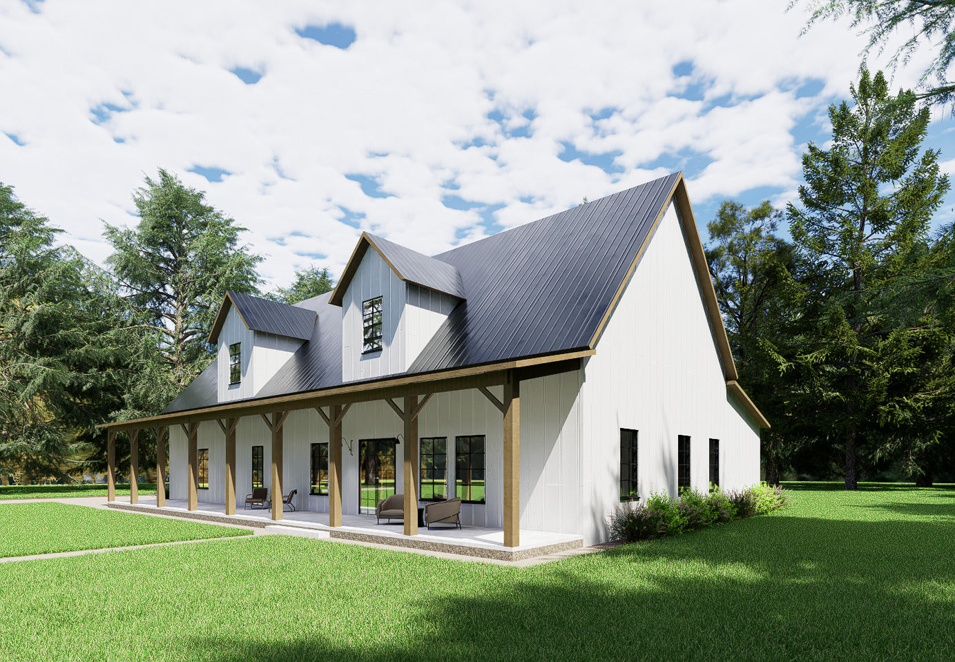 BCO-40020-M Marvin Barndominium House Plan