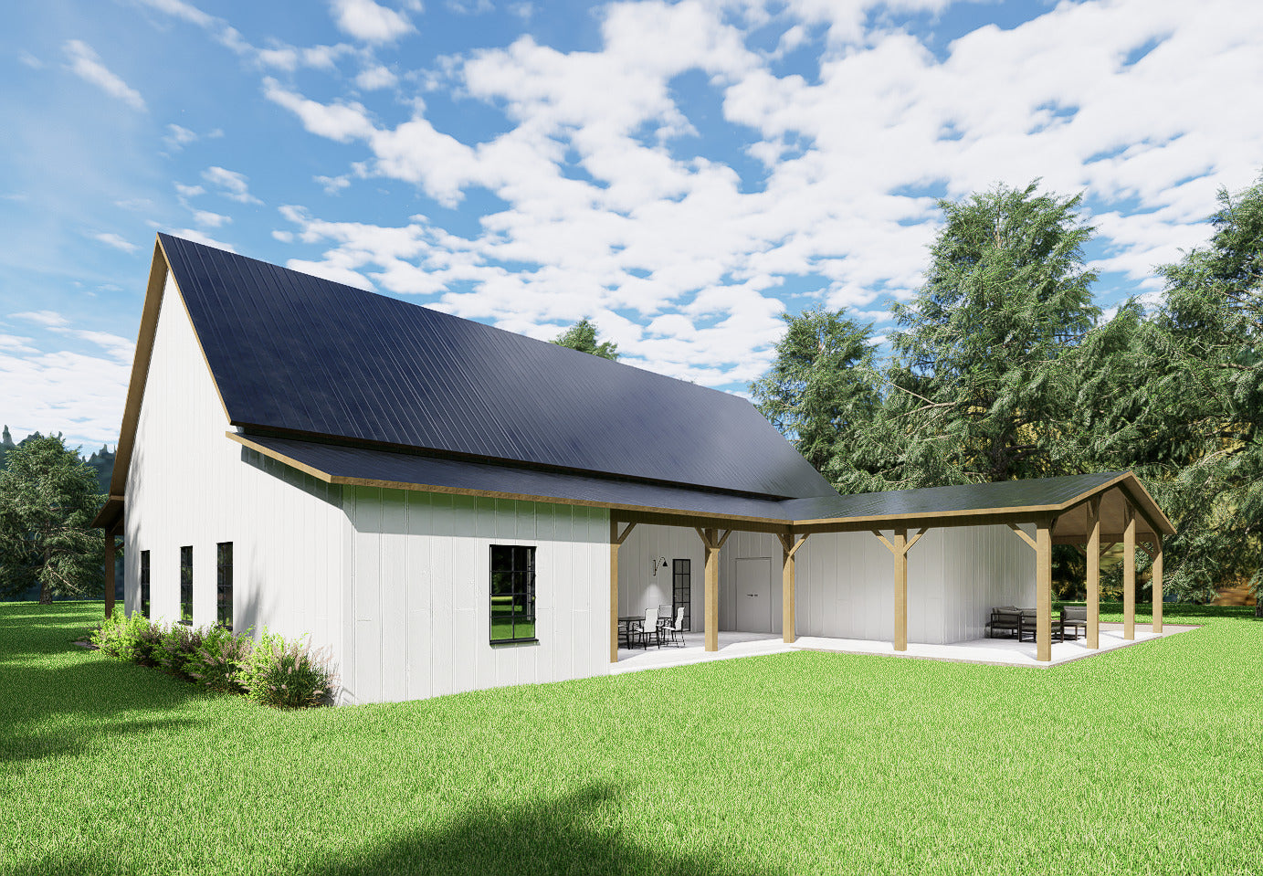 BCO-40020-M Marvin Barndominium House Plan