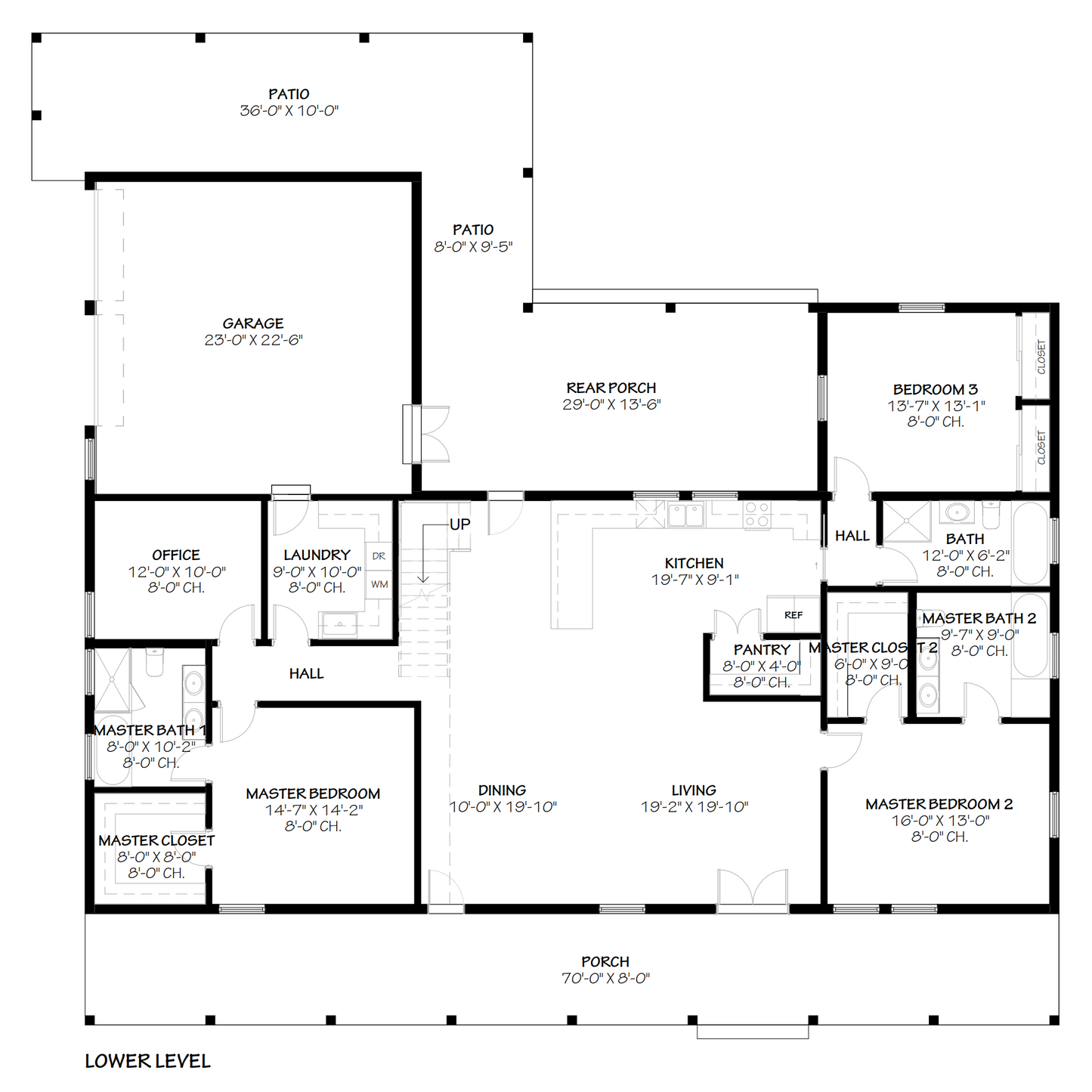 BCO-40020-M Marvin Barndominium House Plan