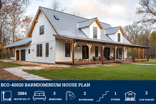 BCO-40020 Barndominium House Plan