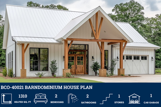 BCO-40021 Barndominium House Plan