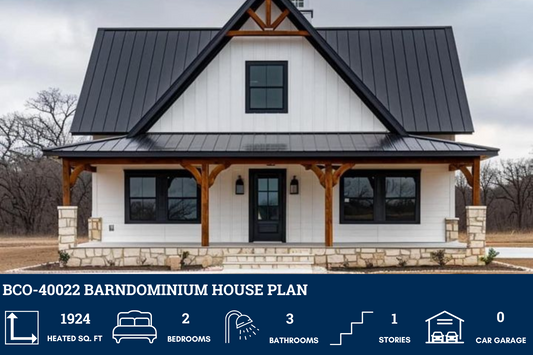 BCO-40022 Barndominium House Plan
