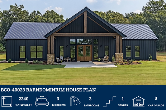 BCO-40023 Barndominium House Plan