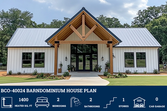 BCO-40024 Barndominium House Plan