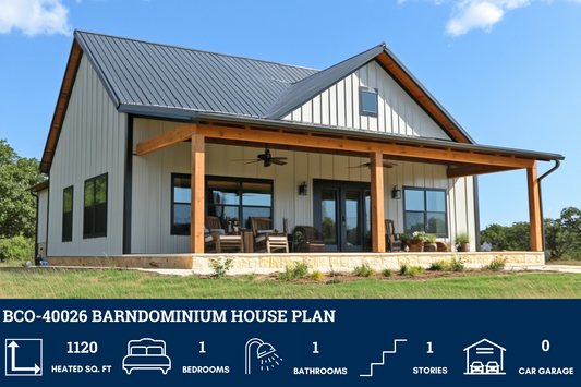 BCO-40026 Barndominium House Plan