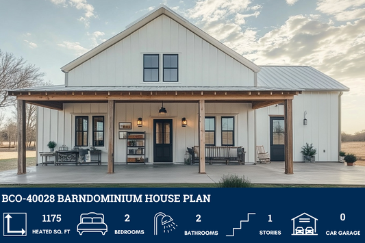 BCO-40028 Barndominium House Plan