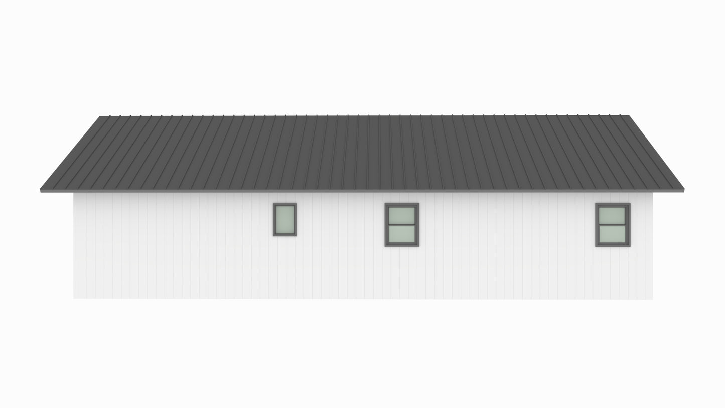 BCO-40029-S Shannon Barndominium House Plan