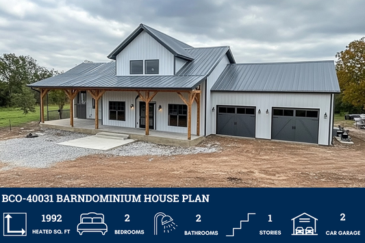 BCO-40031 Barndominium House Plan