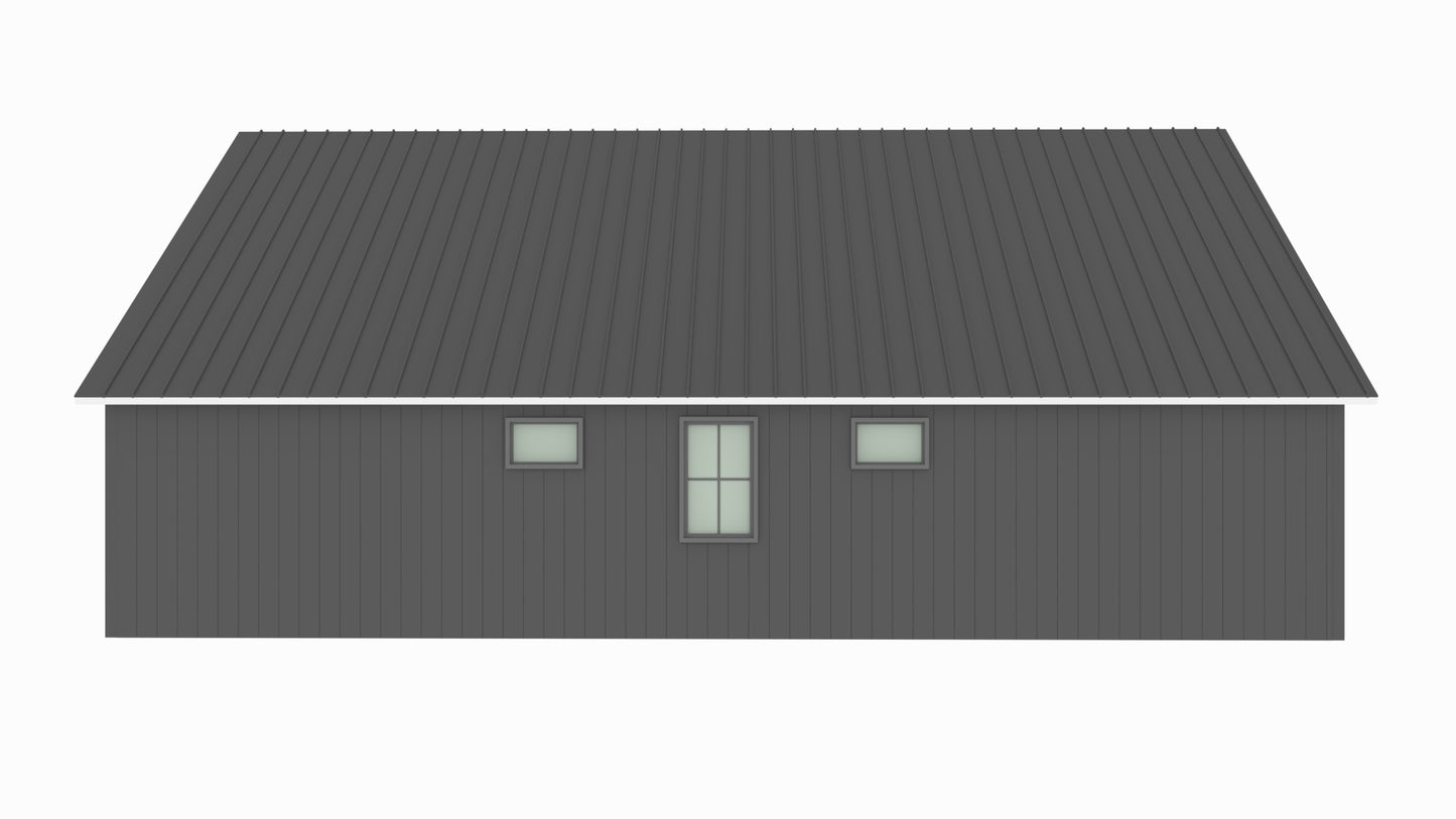 BCO-40041-C Castle Barndominium House Plan