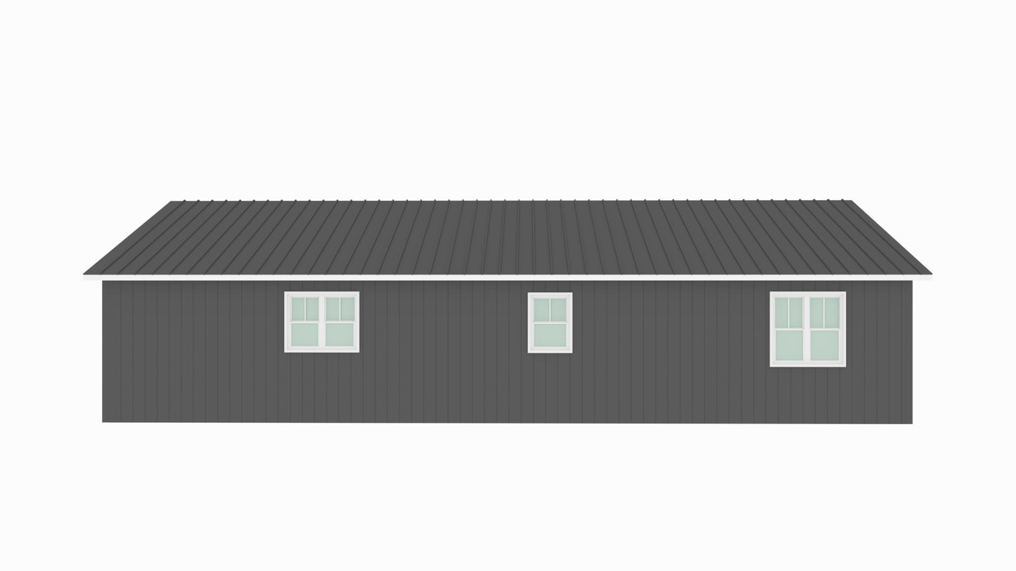 BCO-40042-C Chadwick Barndominium House Plan