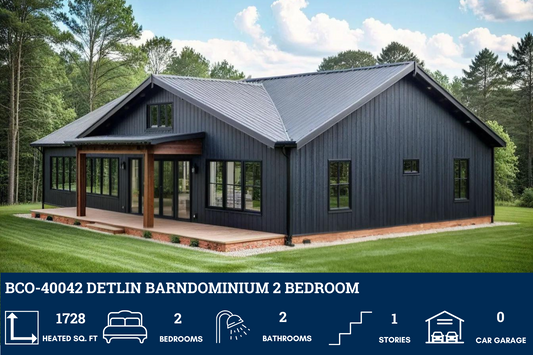 BCO-40042-2 Detlin Barndominium House Plan
