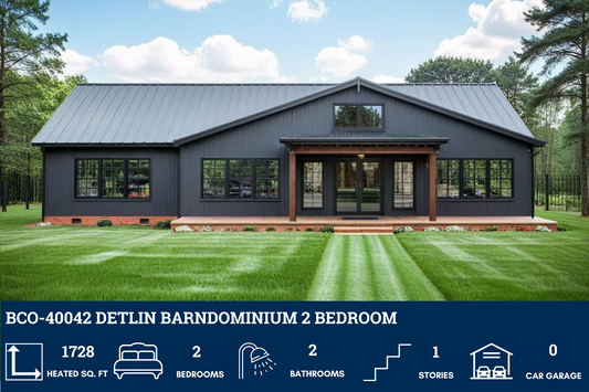 BCO-40042-2 Detlin Barndominium House Plan