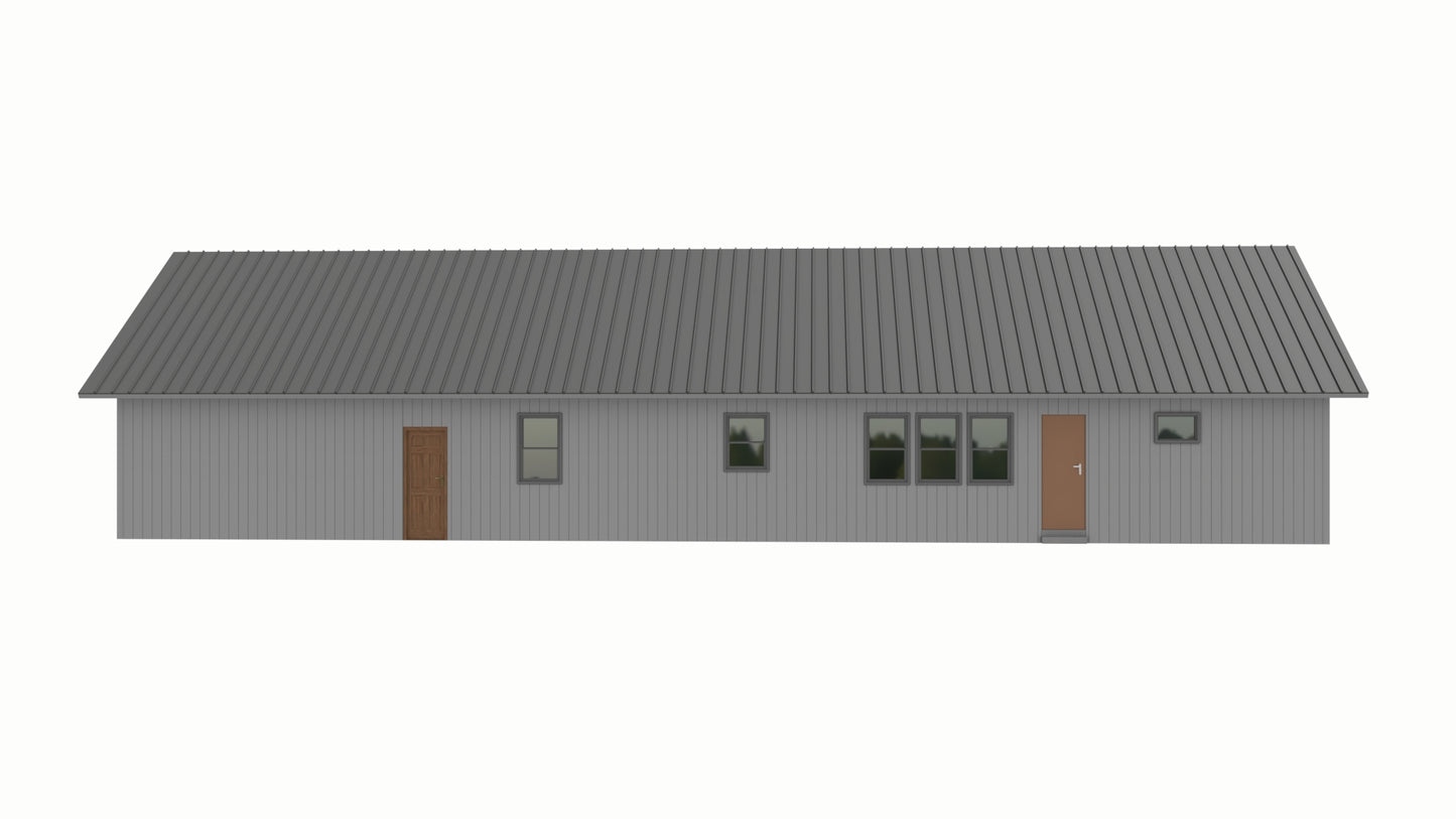BCO-40046-A Ashton Barndominium House Plan