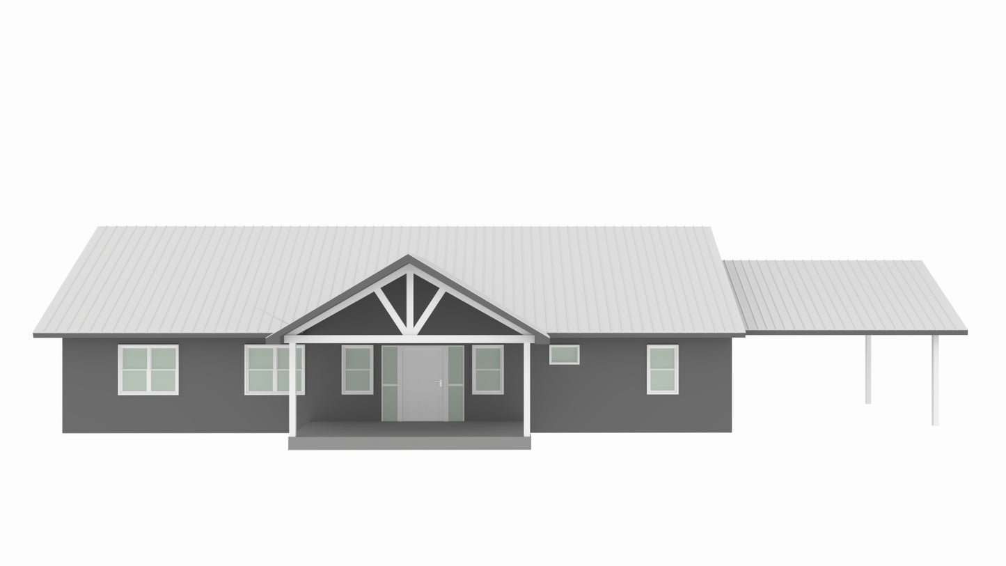 BCO-40046- W Wilson Barndominium House Plan