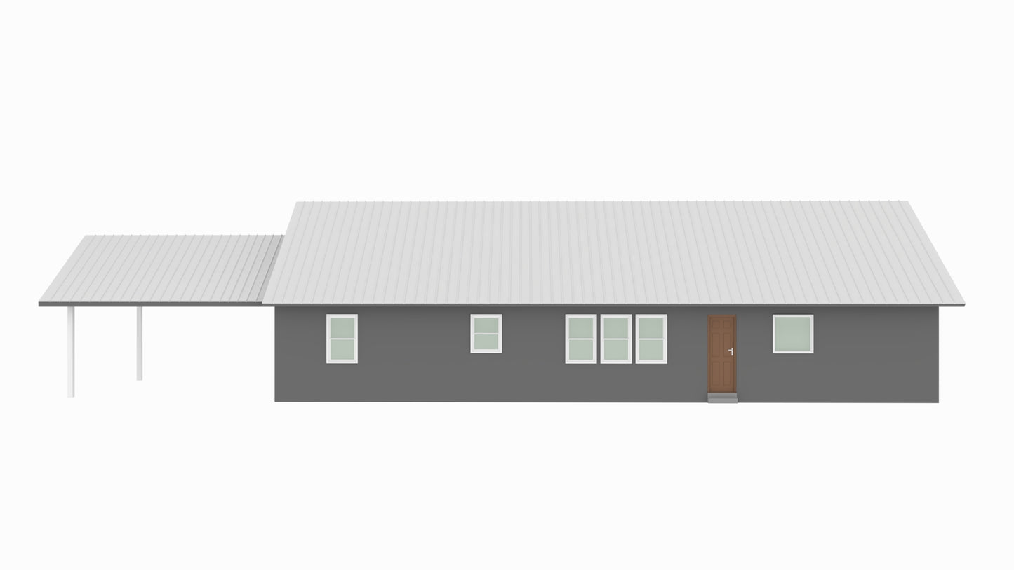BCO-40046- W Wilson Barndominium House Plan