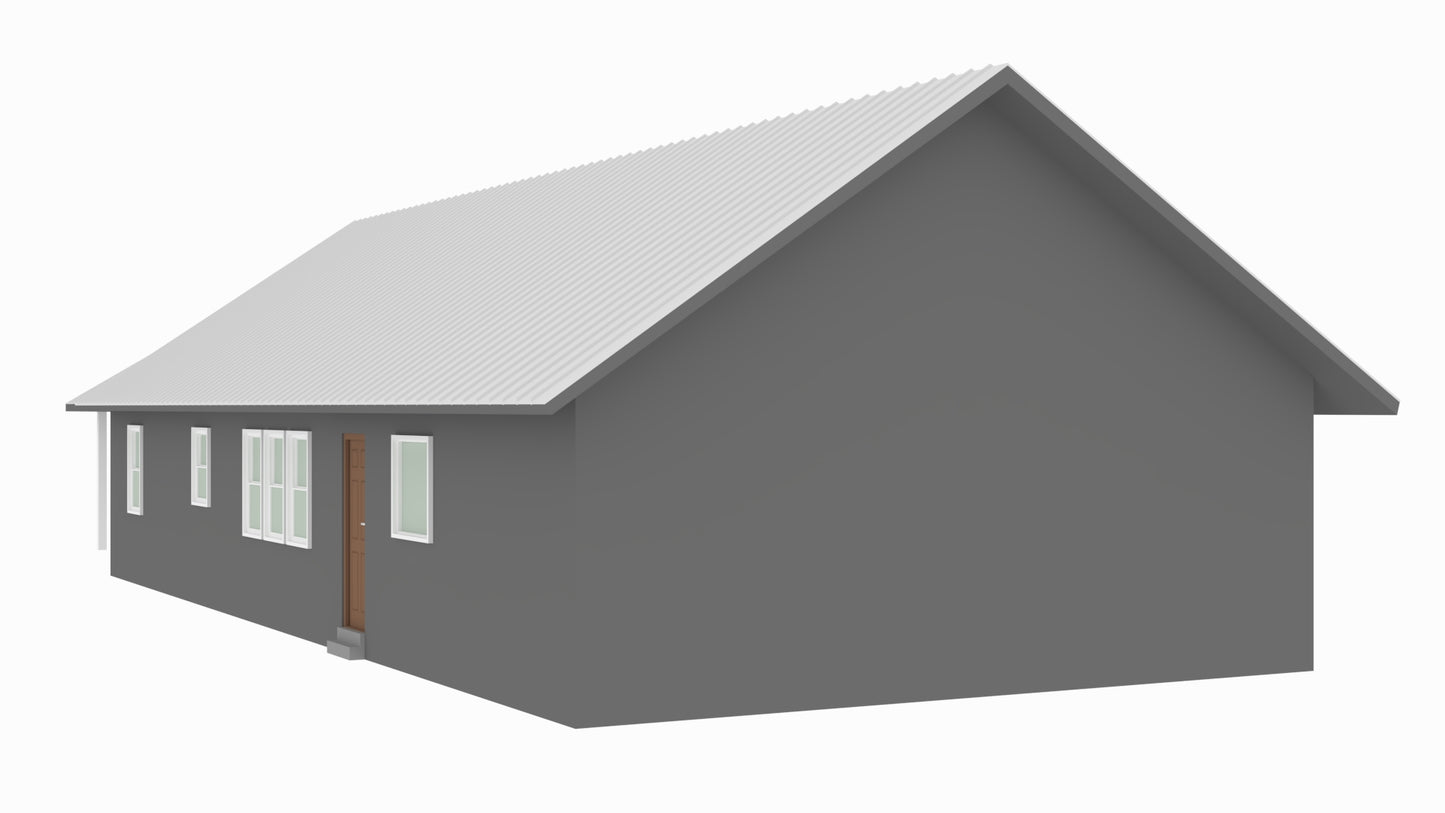 BCO-40046- W Wilson Barndominium House Plan