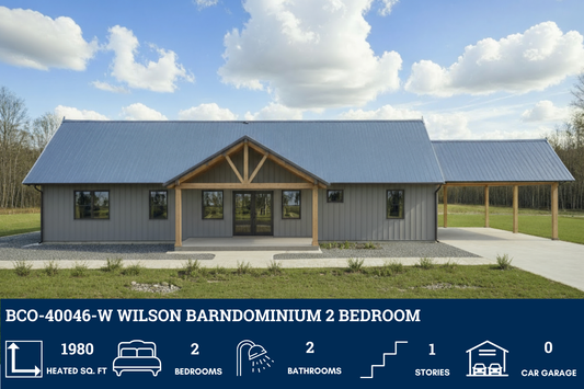 BCO-40046- W Wilson Barndominium House Plan