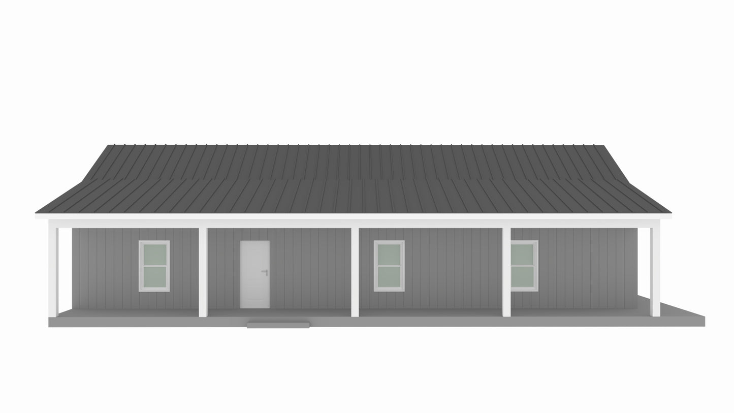 BCO-40051-M Martha Barndominium House Plan