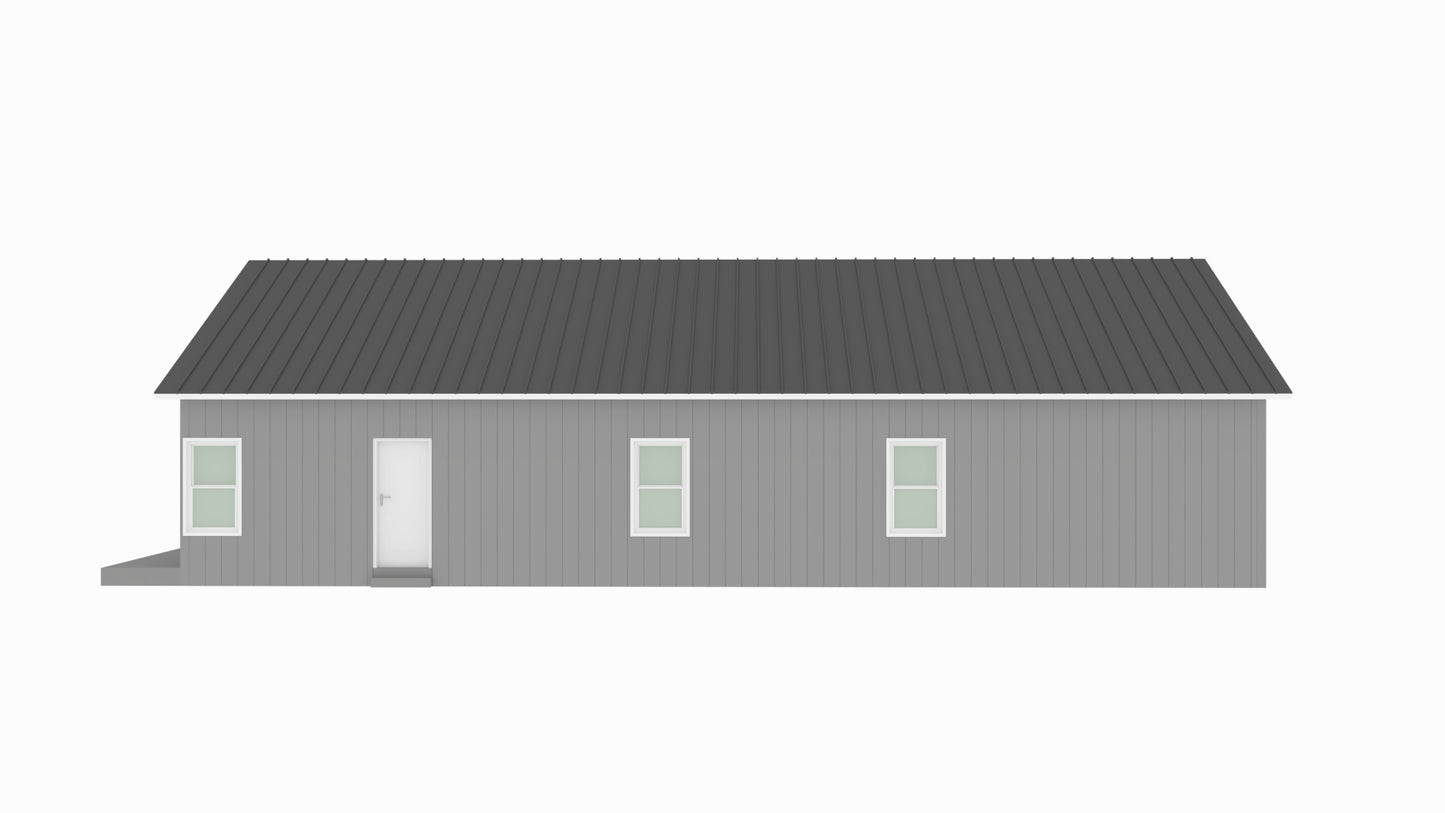 BCO-40051-M Martha Barndominium House Plan