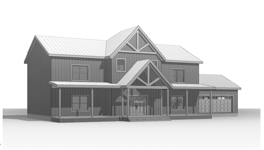 BCO-40052 Michael Barndominium House Plan