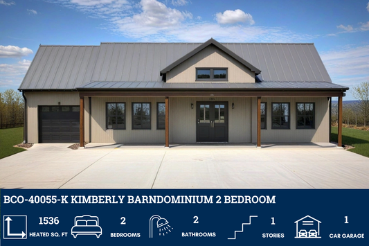 BCO-40055-K Kimberly Barndominium House Plan