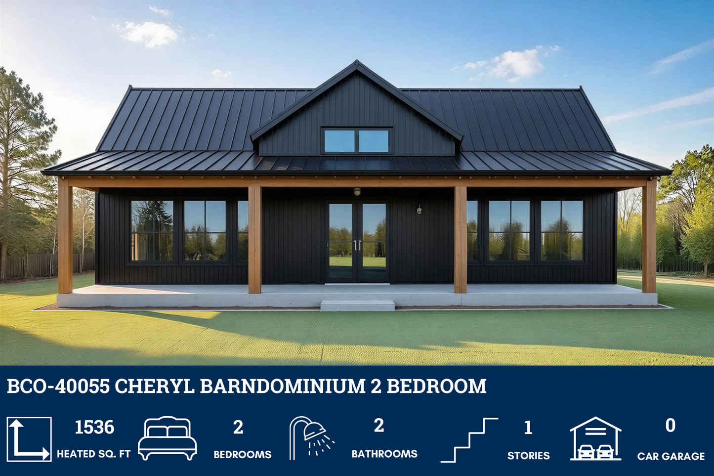 BCO-40055 Cheryl Barndominium House Plan