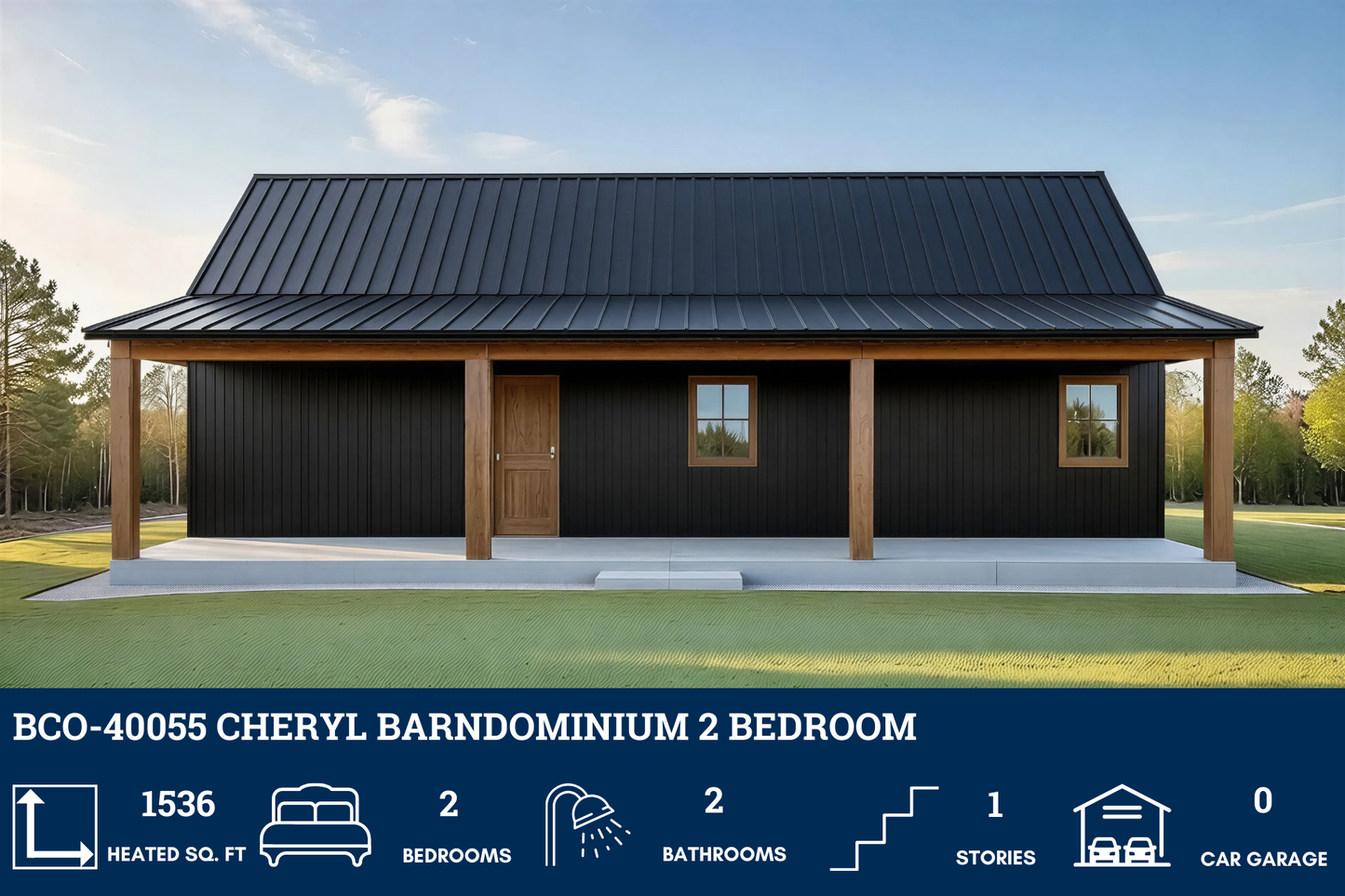 BCO-40055 Cheryl Barndominium House Plan