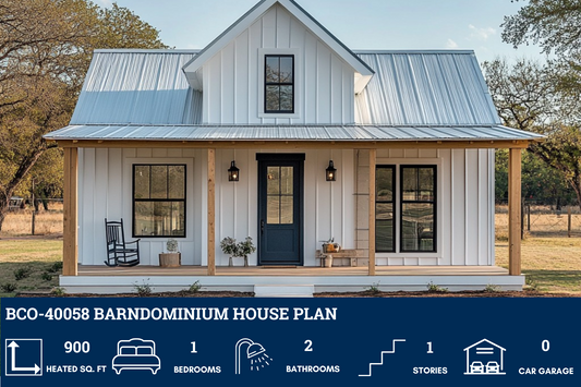 BCO-40058 Barndominium House Plan