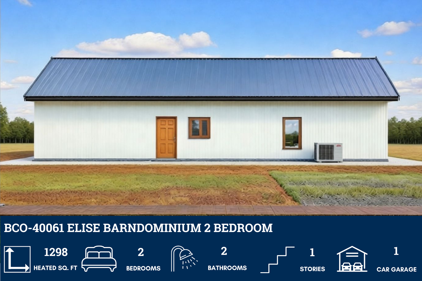 BCO-40061 Elise Barndominium House Plan