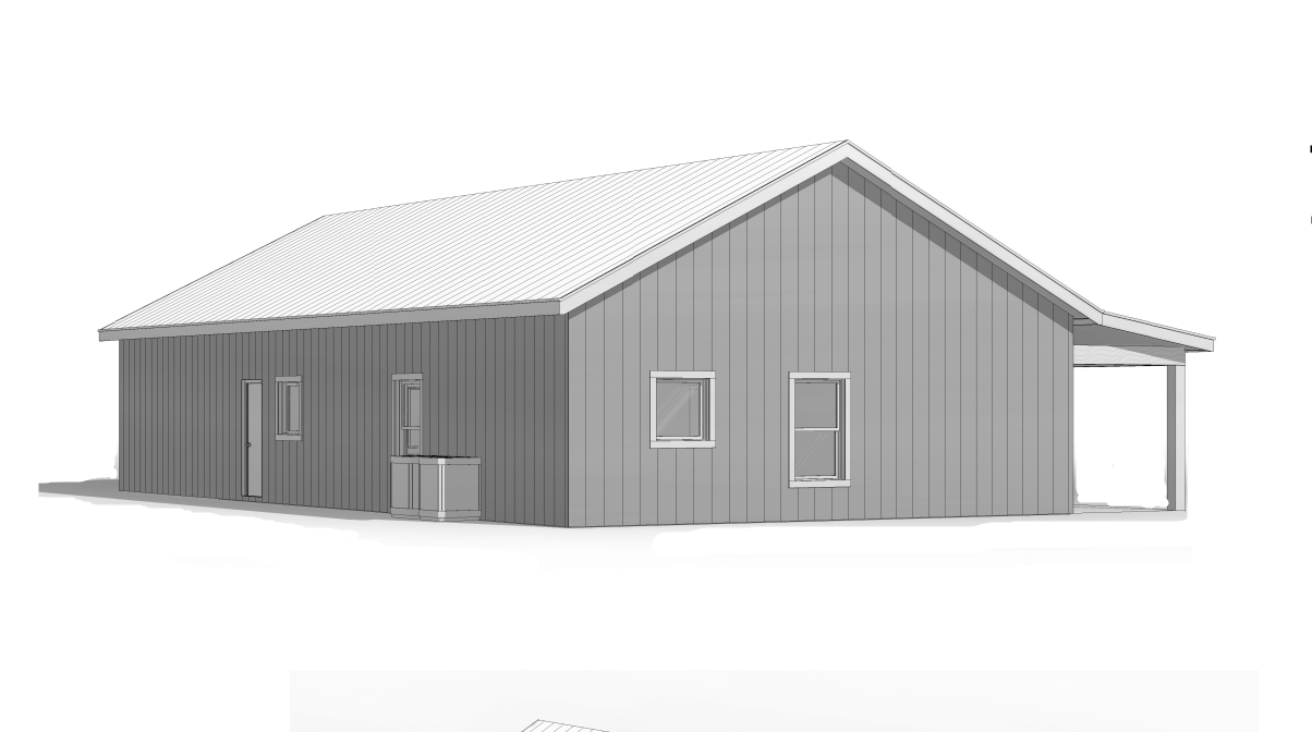 BCO-40061 Elise Barndominium House Plan