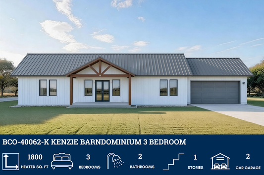 BCO-40062-K Kenzie Barndominium House Plan
