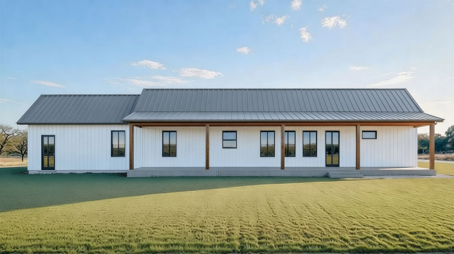 BCO-40062-K Kenzie Barndominium House Plan