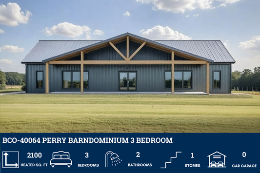 BCO-40064 Perry Barndominium House Plan