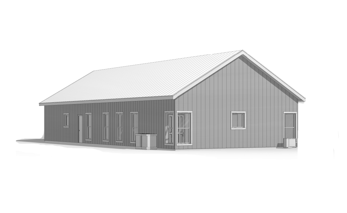 BCO-40064 Perry Barndominium House Plan