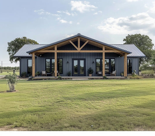 BCO-40064 Perry Barndominium House Plan