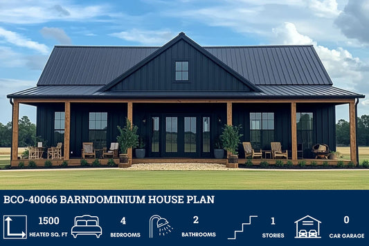 BCO-40066 Barndominium House Plan