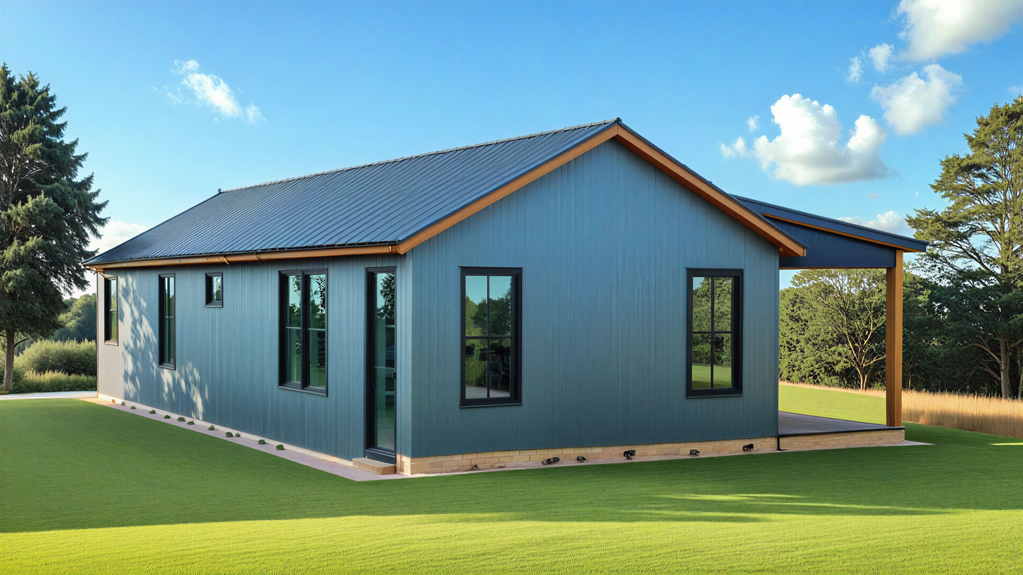 BCO-40068 Zane Barndominium House Plan