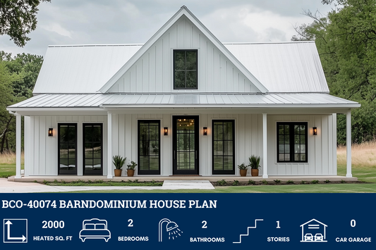 BCO-40074 Barndominium House Plan