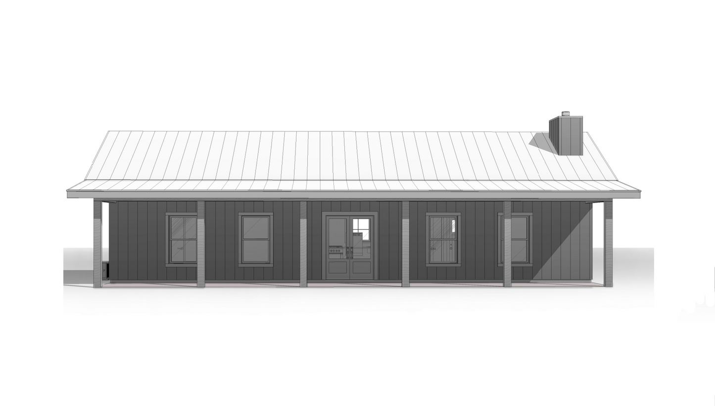 BCO-40077 Seth Barndominium House Plan
